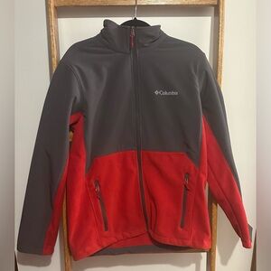 Men’s Red and Grey Champion Jacket